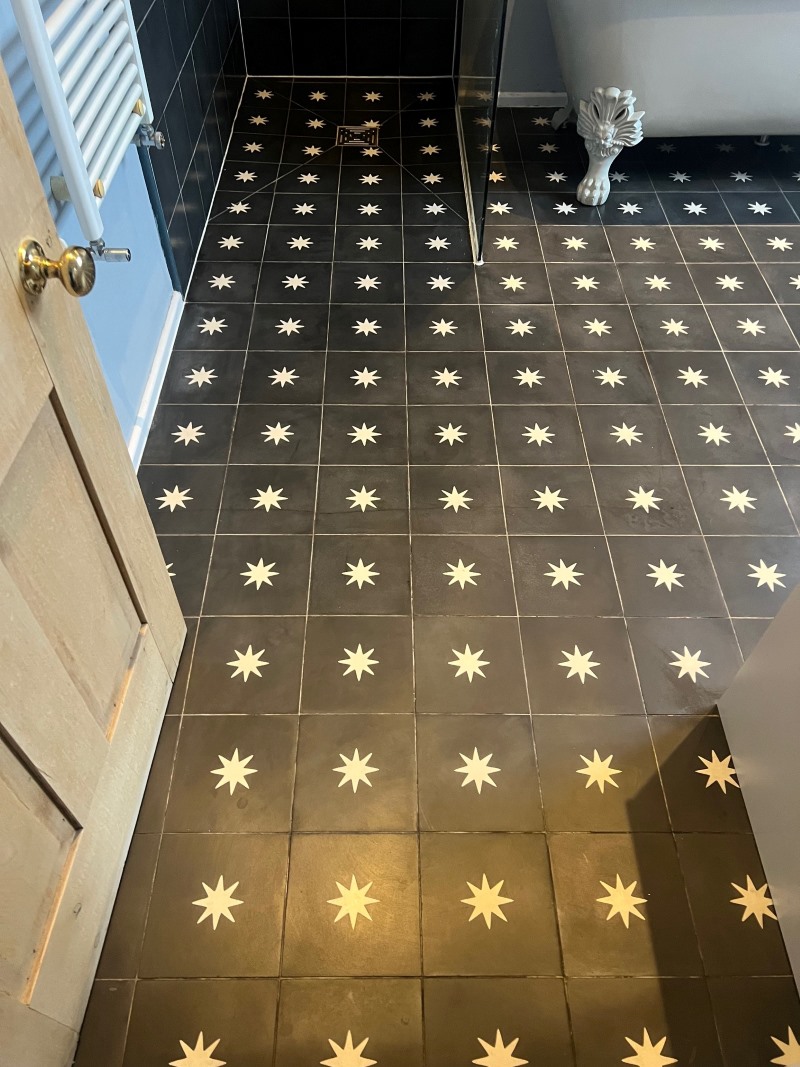 Encaustic Bathroom Tiles After Cleaning Whitechapel