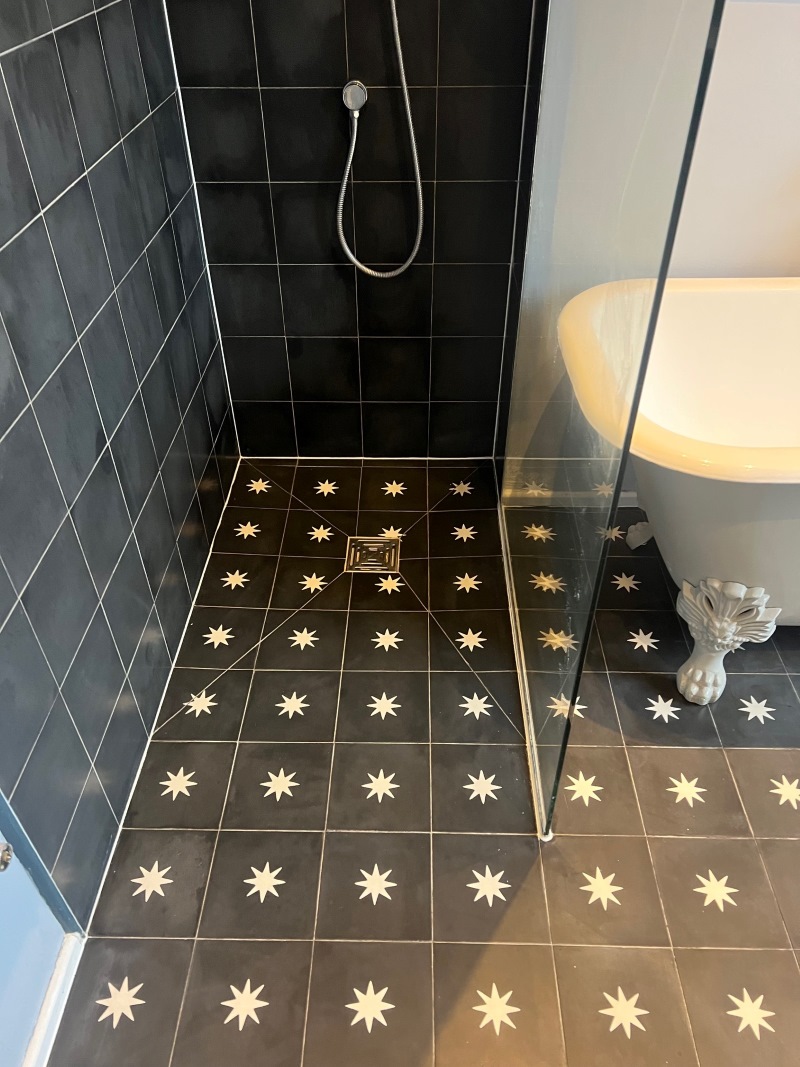 Encaustic Bathroom Tiles After Cleaning Whitechapel